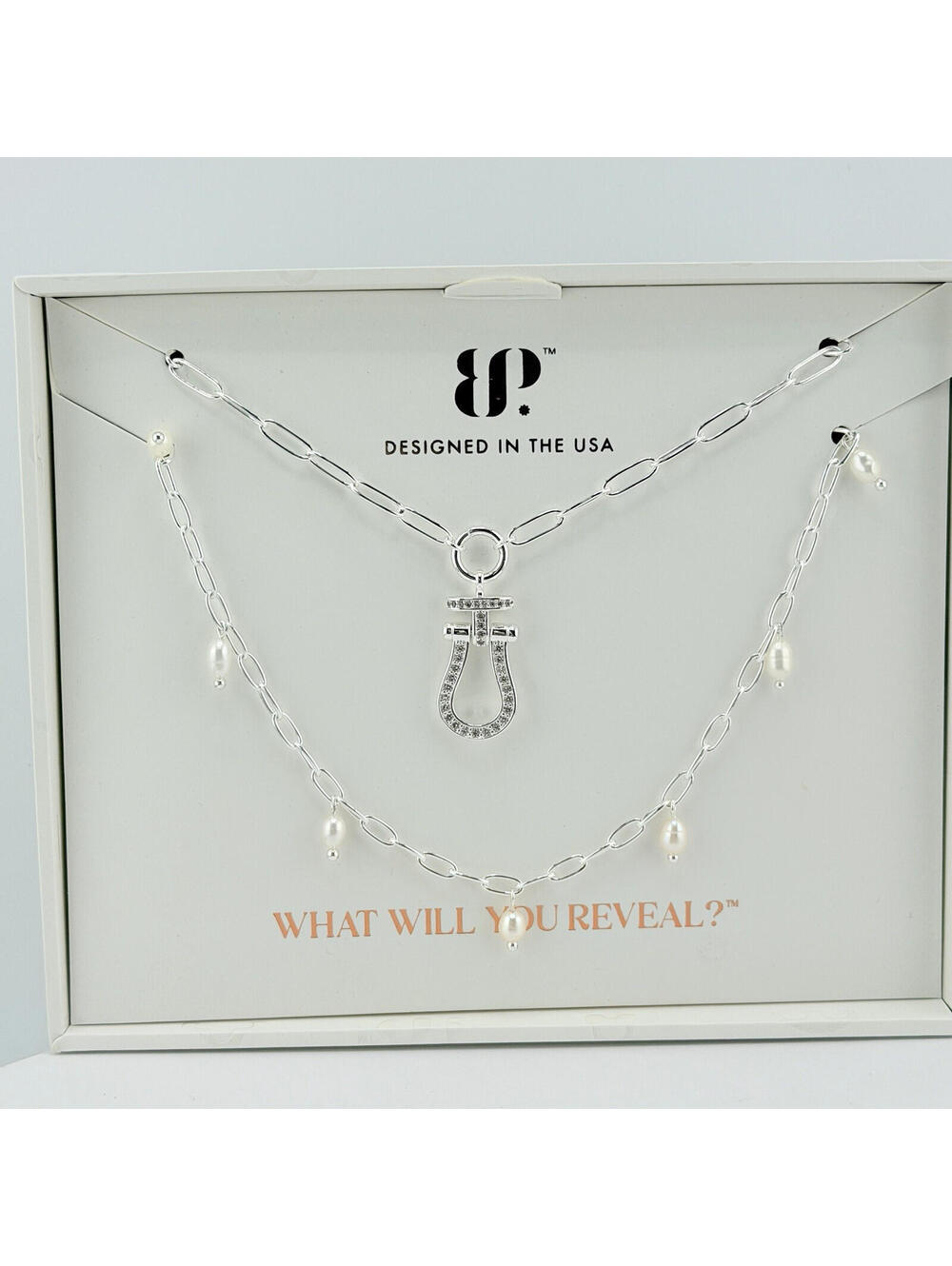 Bomb Party 2026 Luxe Layers “Evermore” NK42100 Clear CZ & Pearl on SIlver